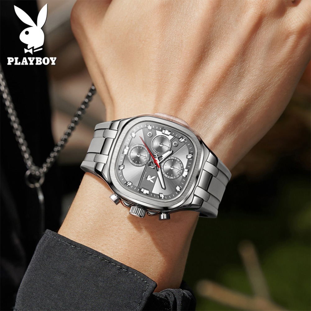 PLAYBOY 3076 Brand original au - Luxury Watch Rubber Strap recensione e prezzo