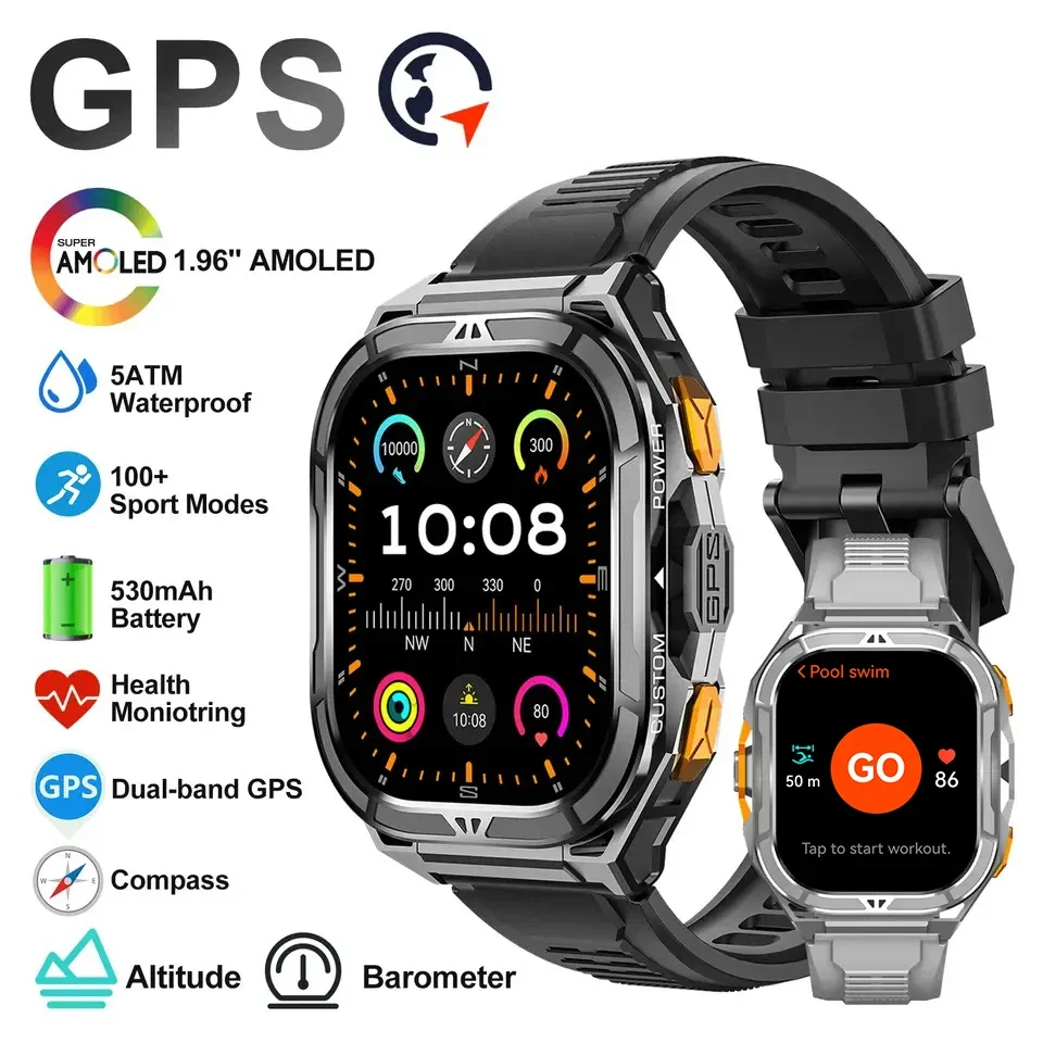 Luxury AMOLED Smartwatch Real  - Compass Watch Luxury recensione e prezzo