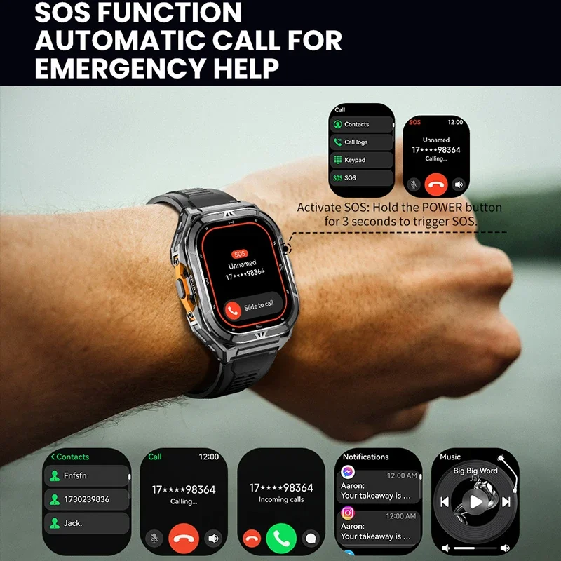 Luxury AMOLED Smartwatch Real  - Compass Watch Luxury recensione e prezzo