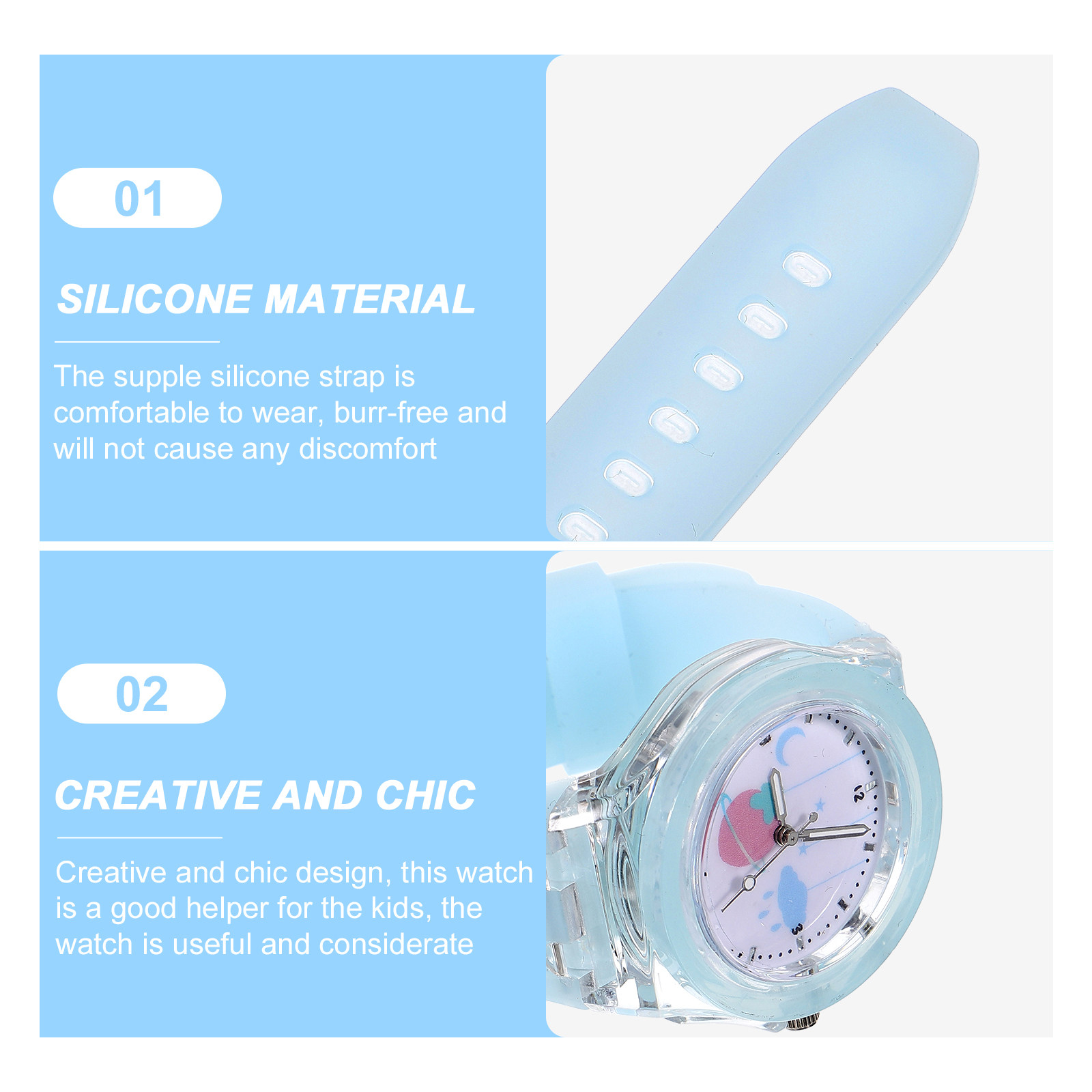 Cartoon Luminous Student Watch - Luxury Watch Kids recensione e prezzo