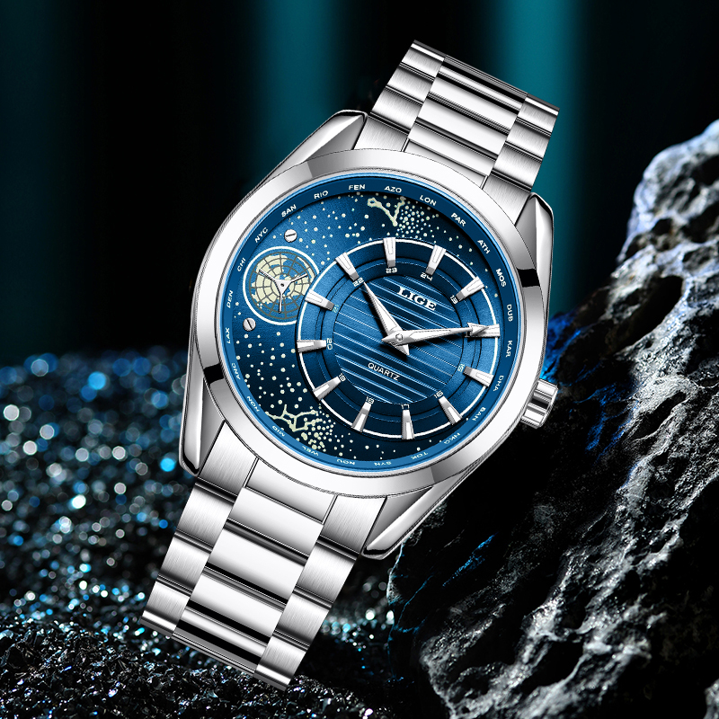 LIGE Original Quartz Man Watch - Compass Watch Luxury recensione e prezzo