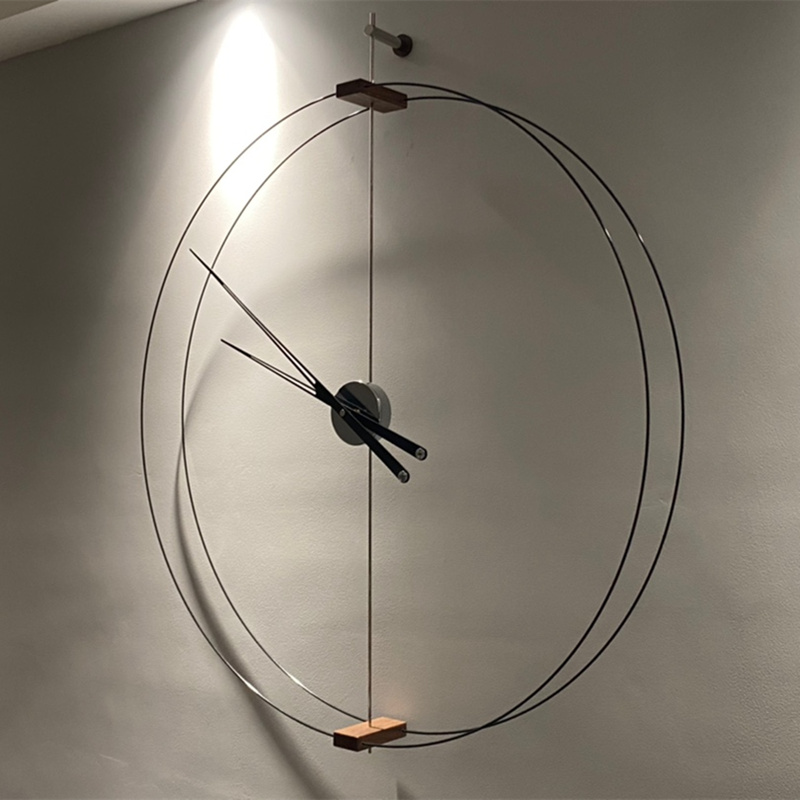 Spanish minimalist walnut wall - Luxury Watch Wall Clock recensione e prezzo