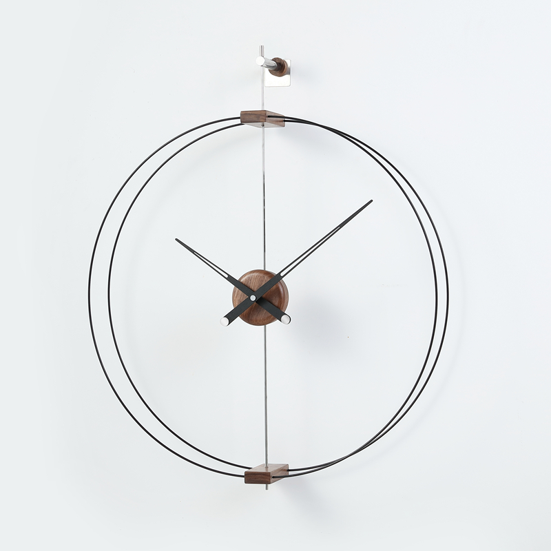 Spanish minimalist walnut wall - Luxury Watch Wall Clock recensione e prezzo