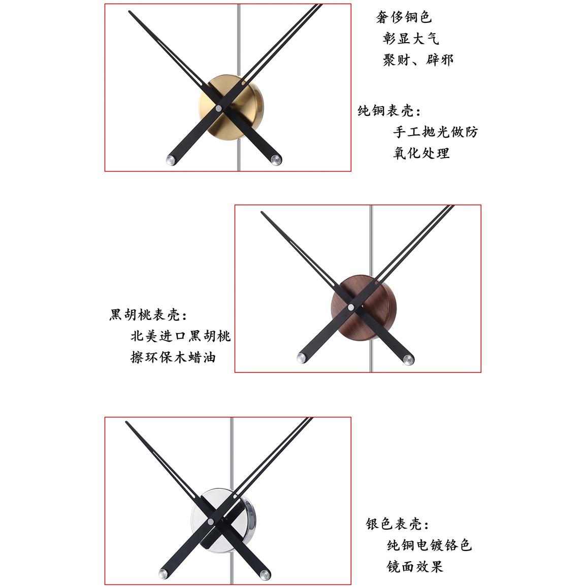 Spanish minimalist walnut wall - Luxury Watch Wall Clock recensione e prezzo