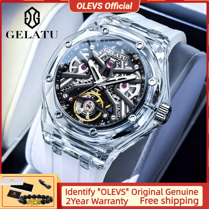 GELATU 8002 Automatic Mechanic - Luxury Watch Rubber Strap recensione e prezzo