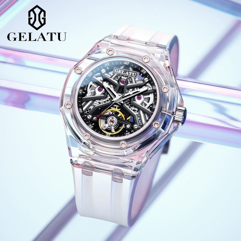 GELATU 8002 Automatic Mechanic - Luxury Watch Rubber Strap recensione e prezzo