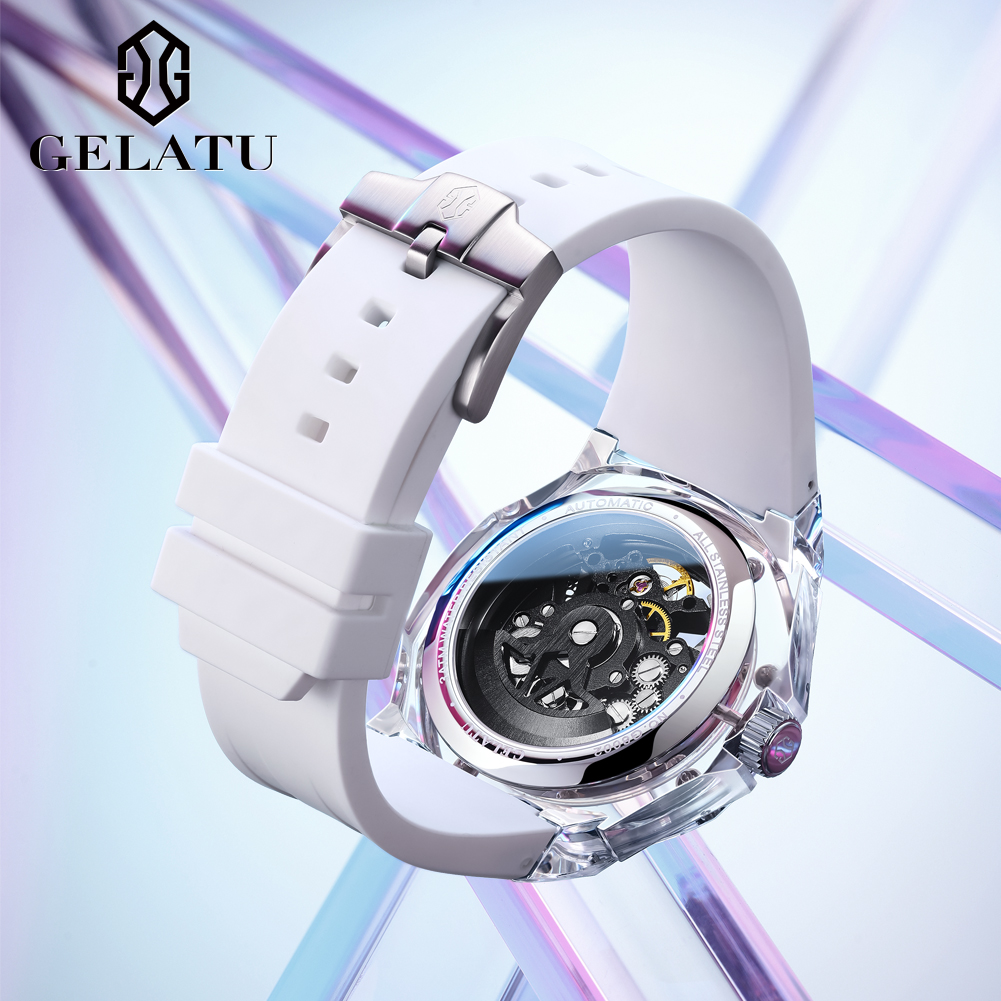 GELATU 8002 Automatic Mechanic - Luxury Watch Rubber Strap recensione e prezzo