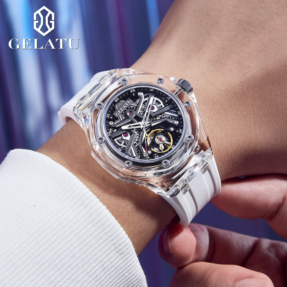 GELATU 8002 Automatic Mechanic - Luxury Watch Rubber Strap recensione e prezzo