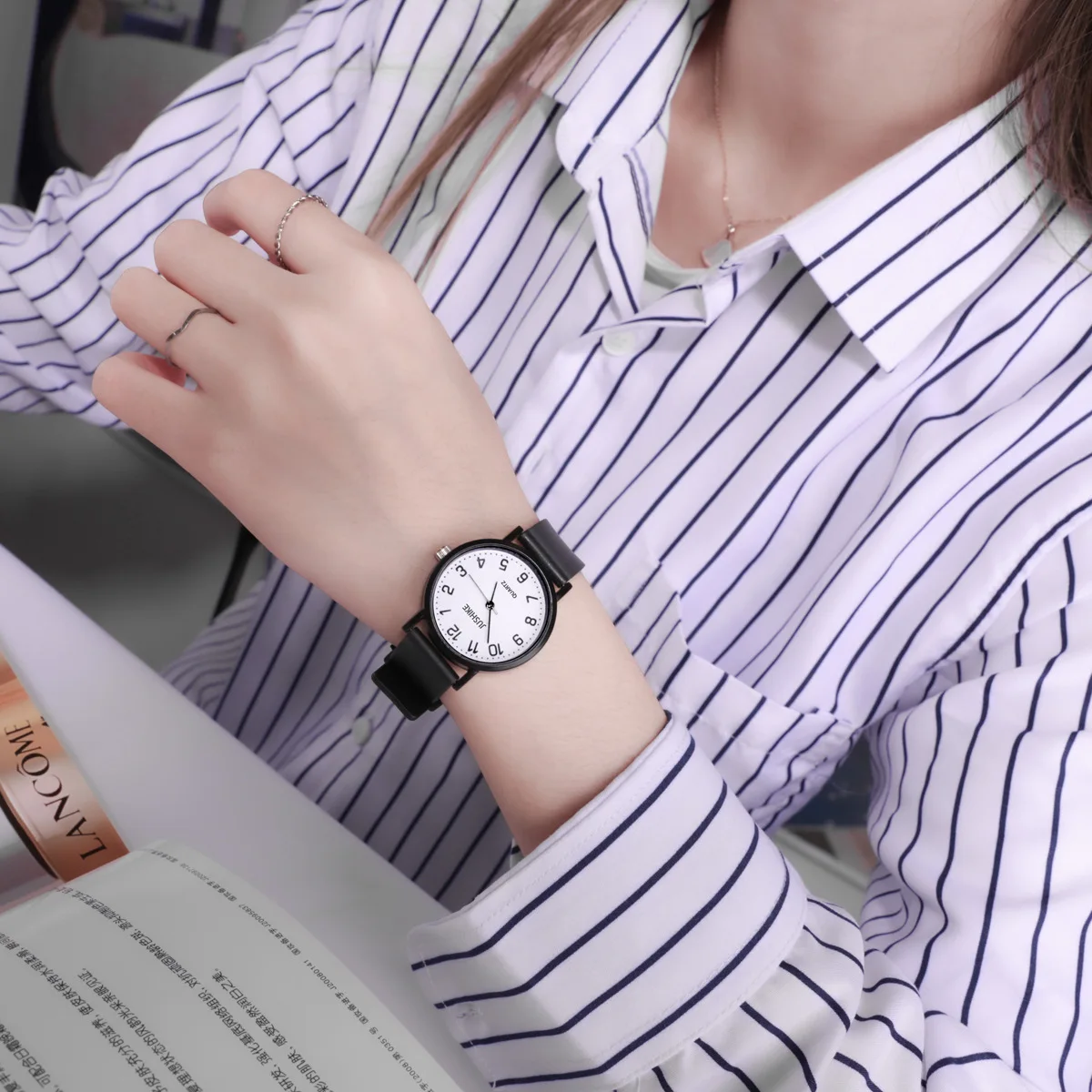 Simple Black Watch Quartz Watc - Luxury Watch All Black recensione e prezzo