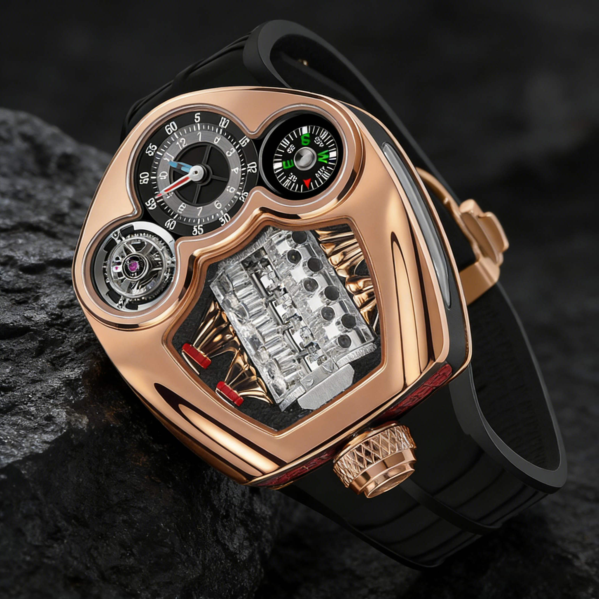 PINDU Design NEW Engine Series - Compass Watch Luxury recensione e prezzo