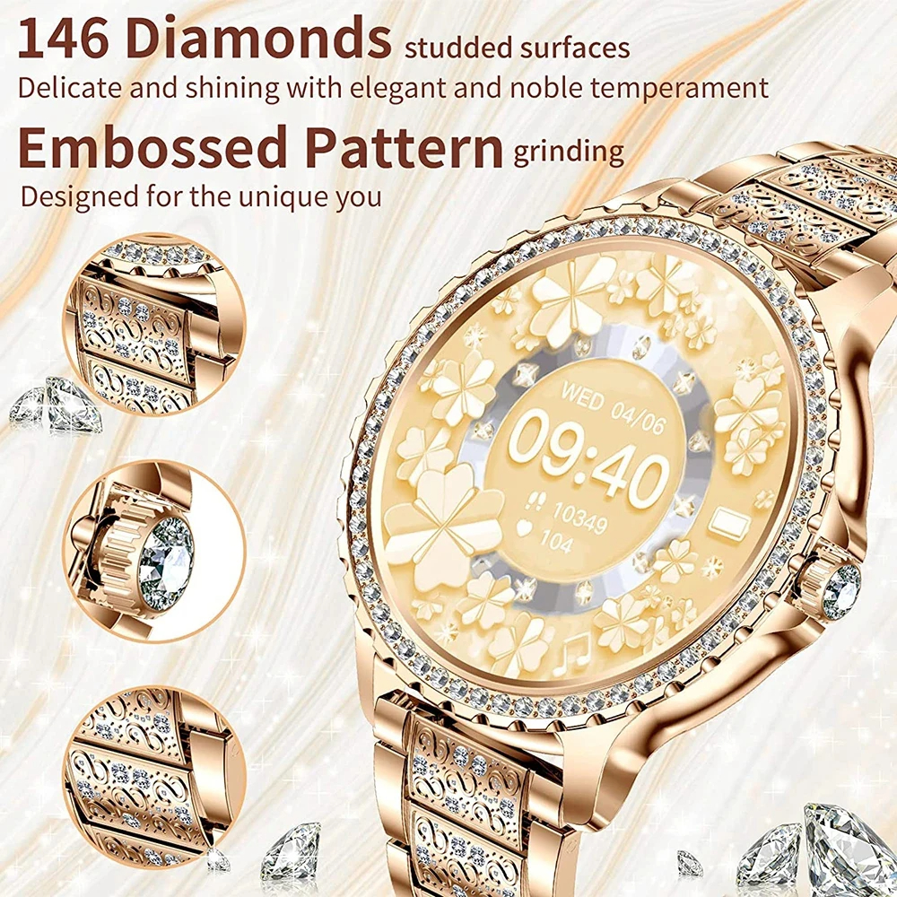 Fashion Luxury Gold Women Smar - Compass Watch Luxury recensione e prezzo
