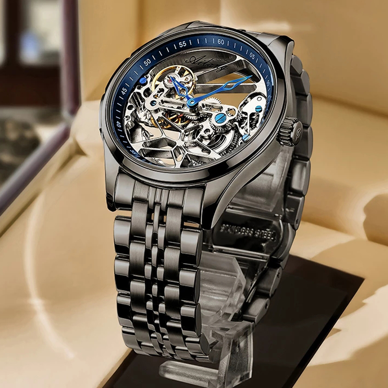 AILANG NEW Skeleton Automatic  - Luxury Watch All Black recensione e prezzo