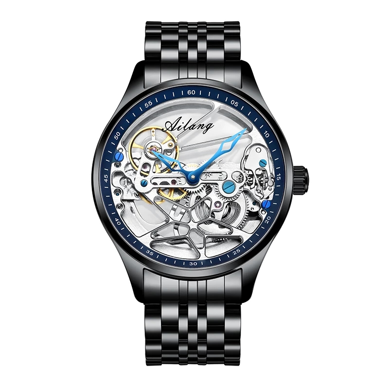AILANG NEW Skeleton Automatic  - Luxury Watch All Black recensione e prezzo