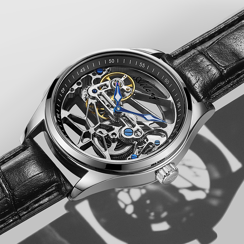 AILANG NEW Skeleton Automatic  - Luxury Watch All Black recensione e prezzo