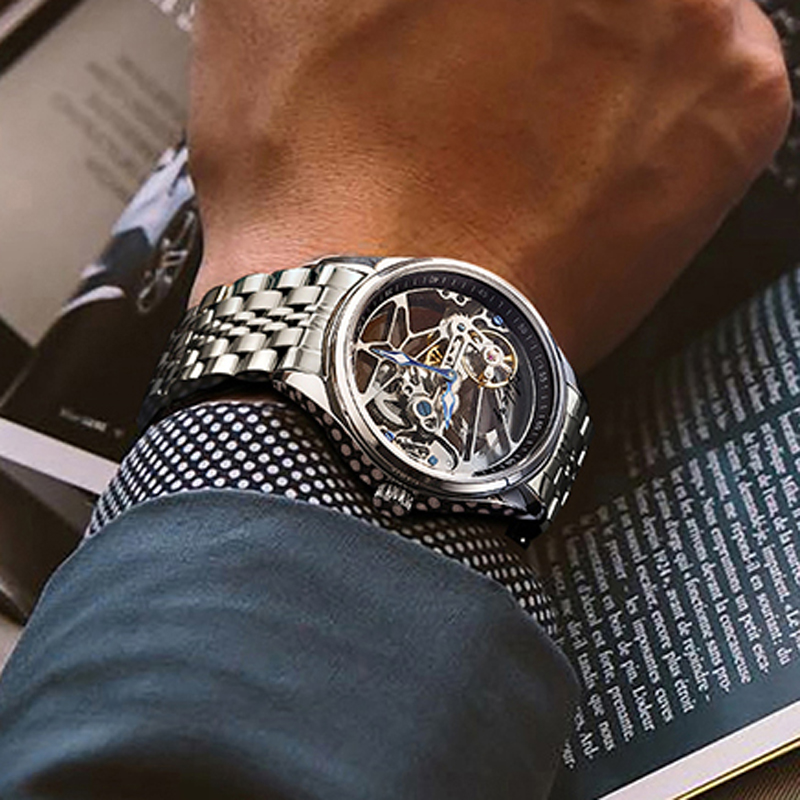 AILANG NEW Skeleton Automatic  - Luxury Watch All Black recensione e prezzo