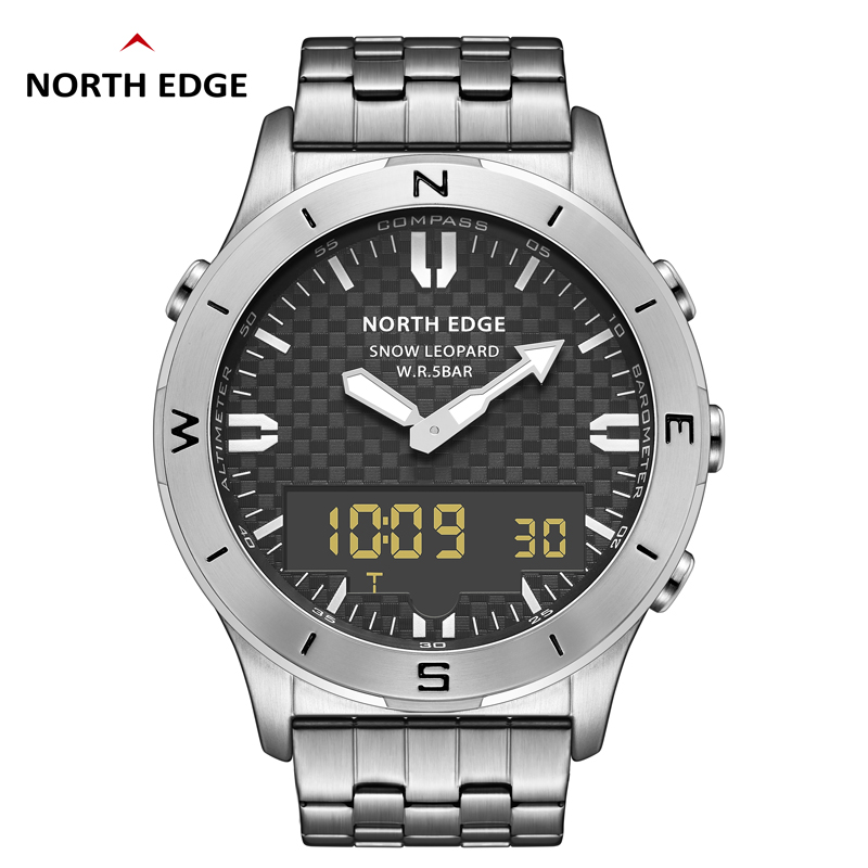 NORTH EDGE Men's Sports Digita - Compass Watch Luxury recensione e prezzo